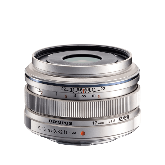 OLYMPUS ZUIKO ED 17mm f1.8 II PLATA