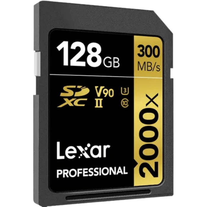 LEXAR PROFESSIONAL SDXC UHS-II SERIES GOLD 128GB V90