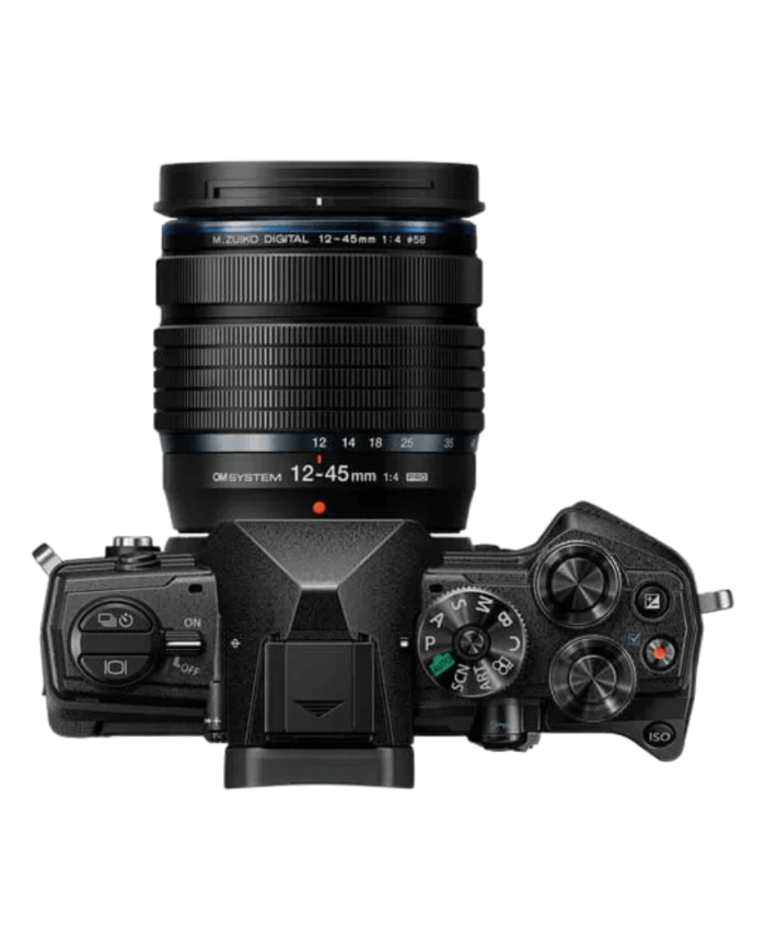 El MEJOR PRECIO OM SYSTEM OM-5 + 12-45mm PRO NEGRA CÁMARA MIRRORLESS