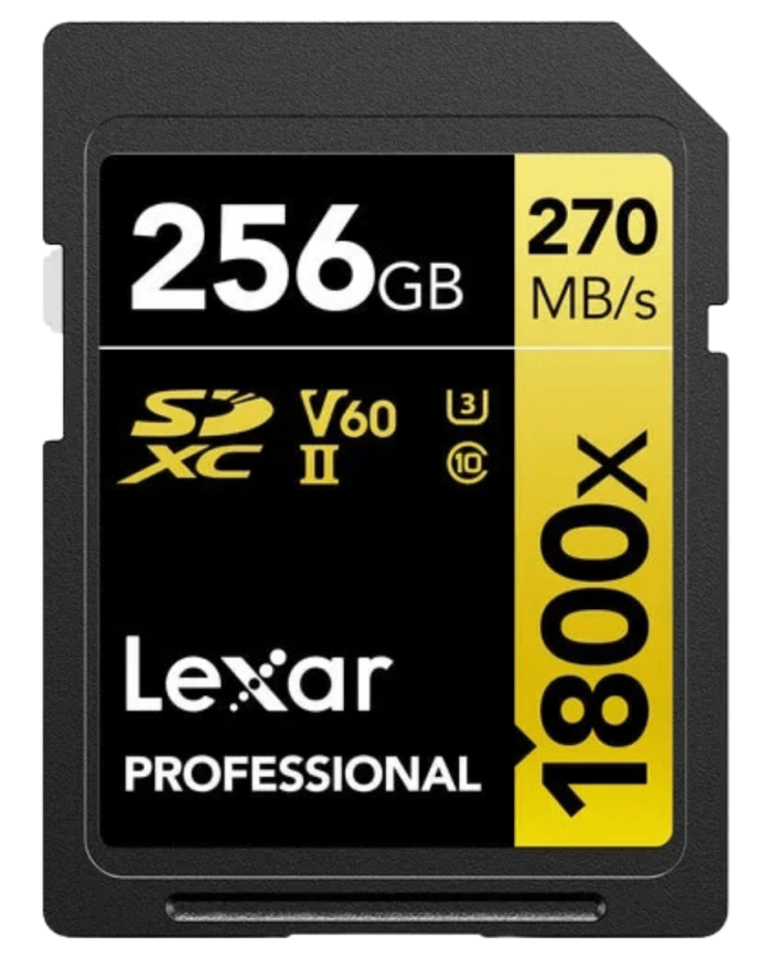 LEXAR PROFESSIONAL SDXC UHS-II SERIES GOLD 256GB