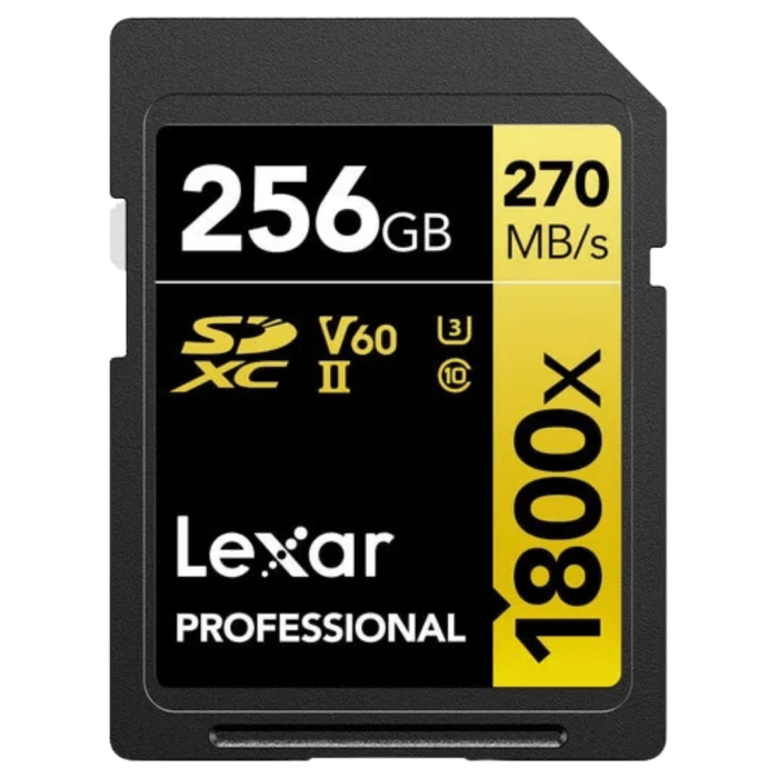LEXAR PROFESSIONAL SDXC UHS-II SERIES GOLD 256GB