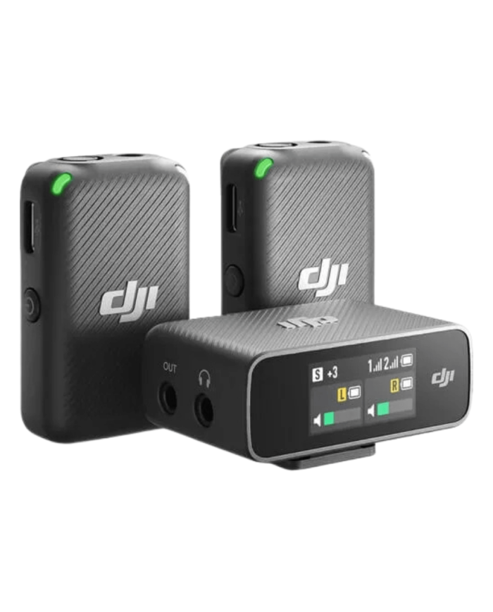 DJI Mic (2 TX + 1 RX + Base de carga)