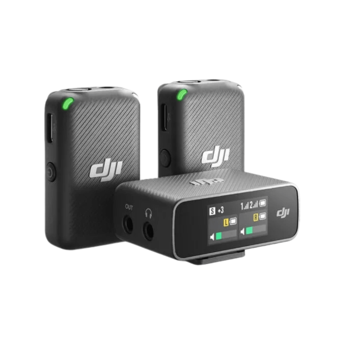 DJI Mic (2 TX + 1 RX + Base de carga)