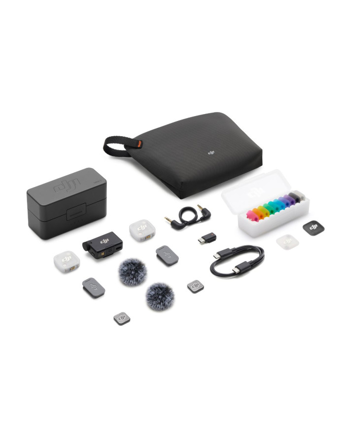 MICRÓFONO DJI MIC MINI 2 (2 TX + 1 RX + ESTUCHE DE CARGA)