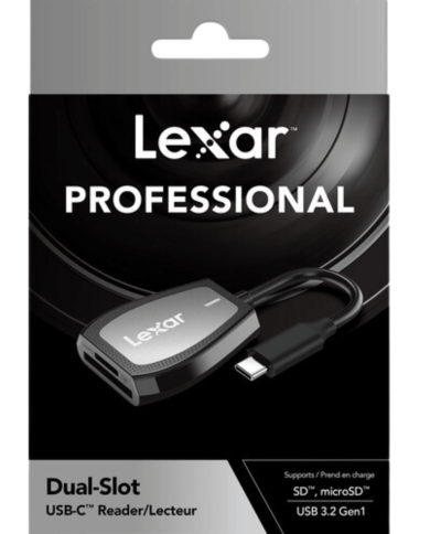 LEXAR LRW470U USB-C READER DUAL-SLOT