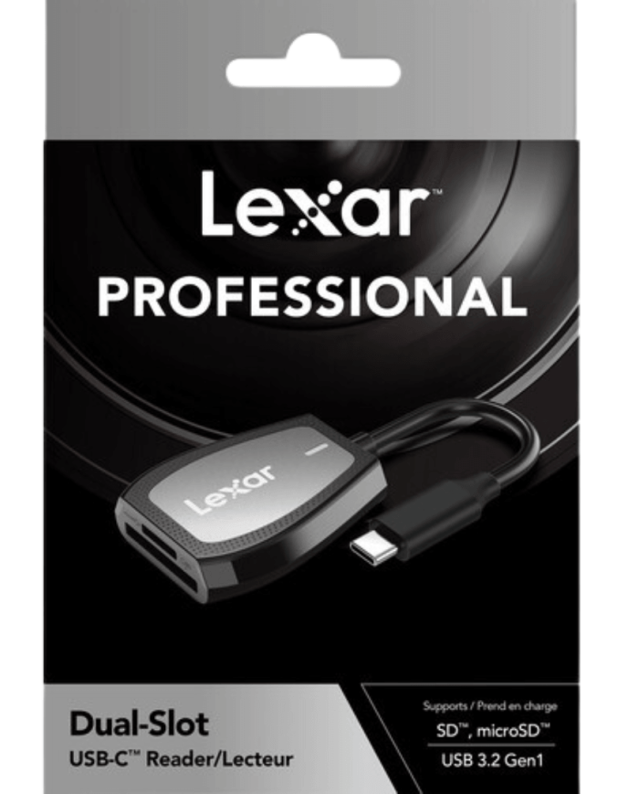 LEXAR LRW470U USB-C READER DUAL-SLOT