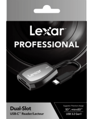 LEXAR LRW470U USB-C READER DUAL-SLOT