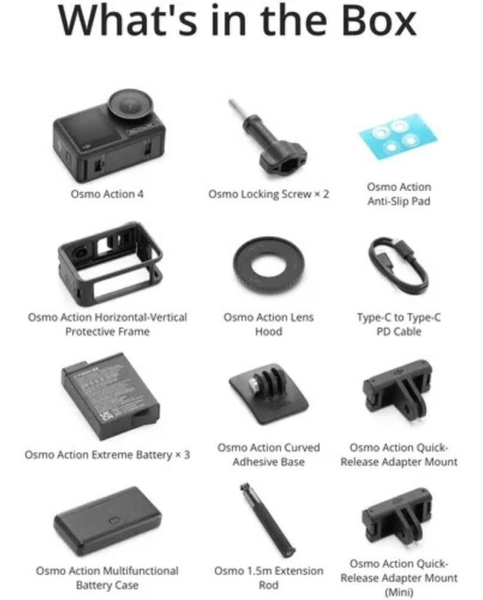 OFERTA DJI OSMO ACTION 4 ADVENTURE COMBO