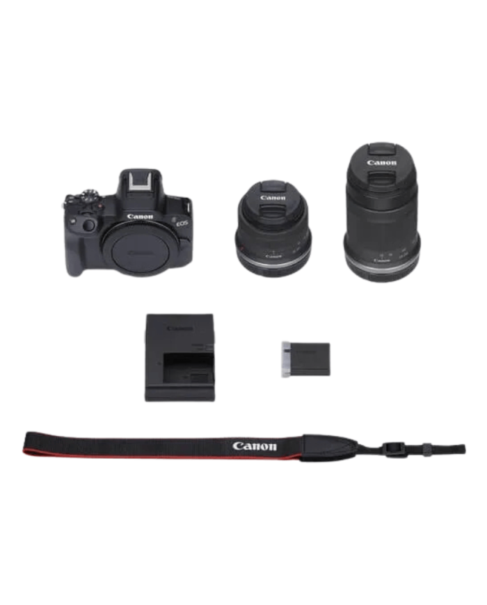 El MEJOR PRECIO CANON EOS R50 + RF-S 18-45mm + 55-210mm KIT