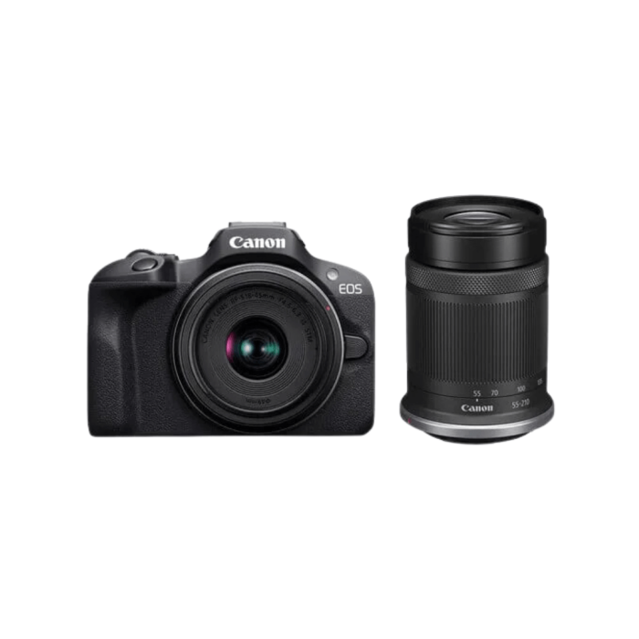 CANON EOS R100 + 18-45mm + 55-210mm