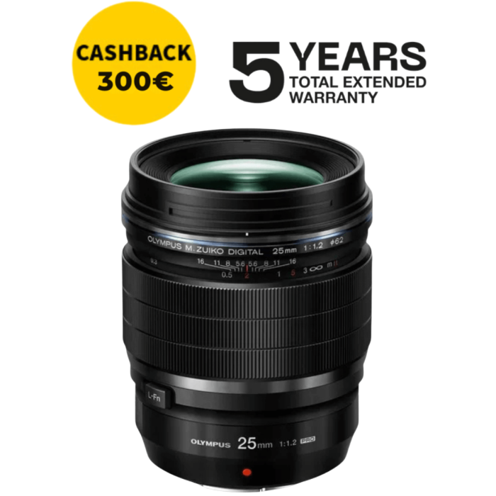 OLYMPUS ZUIKO 25mm f1.2 PRO | Comprar Objetiv... | FotoCineColor