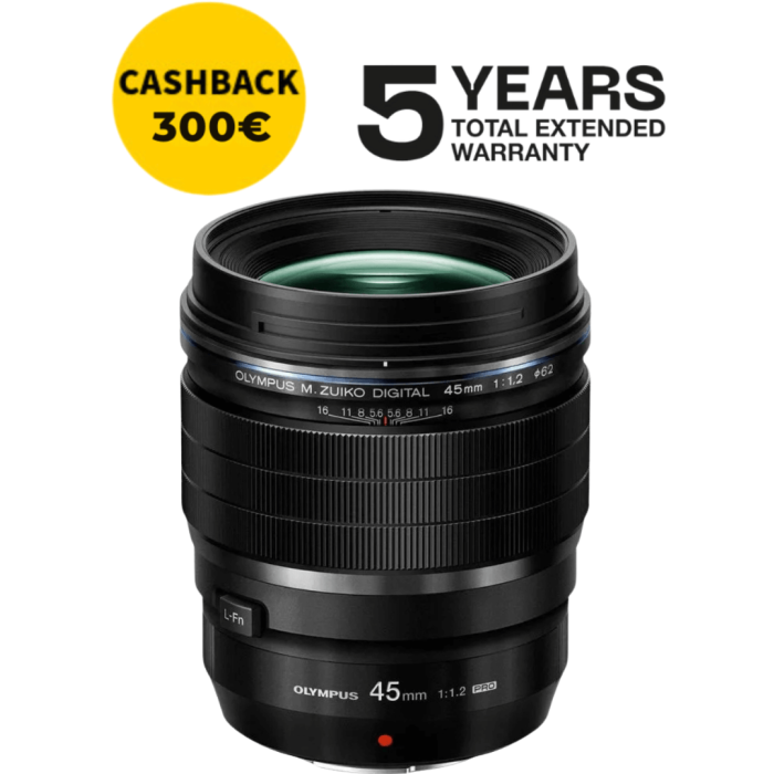 OLYMPUS ZUIKO ED 45mm f1.2 PRO | Comprar Obje... | FotoCineColor