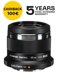 OLYMPUS ZUIKO ED 45mm f1.8 NEGRO | Comprar Ob... | FotoCineColor