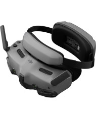 Vista lateral de las DJI Goggles 3 con diseño ergonómico y batería integrada de 180 minutos de autonomía
