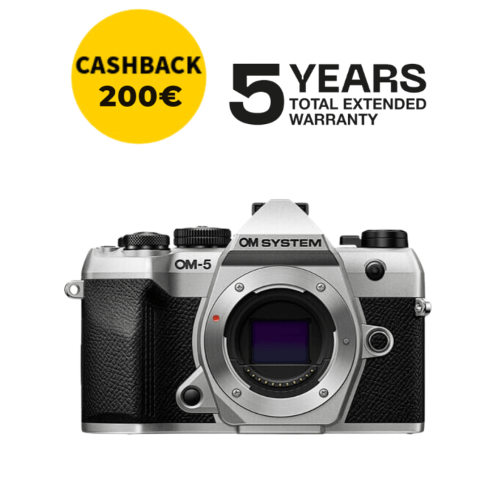 OM System OM-5 Mark II Mirrorless Plata | FotoCineColor