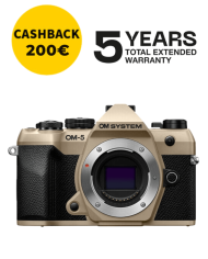 OM System OM-5 Mark II Mirrorless Arena Beige | FotoCineColor