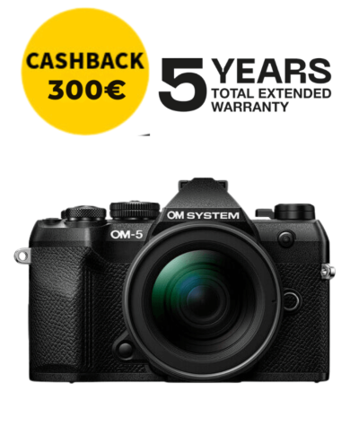 OM SYSTEM OM-5 MARK II CÁMARA MIRRORLESS CON 12-45 MM F/4 (NEGRA)