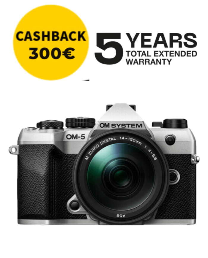 OM System OM-5 Mark II + 14-150mm F/4-5.6 Plata | FotoCineColor