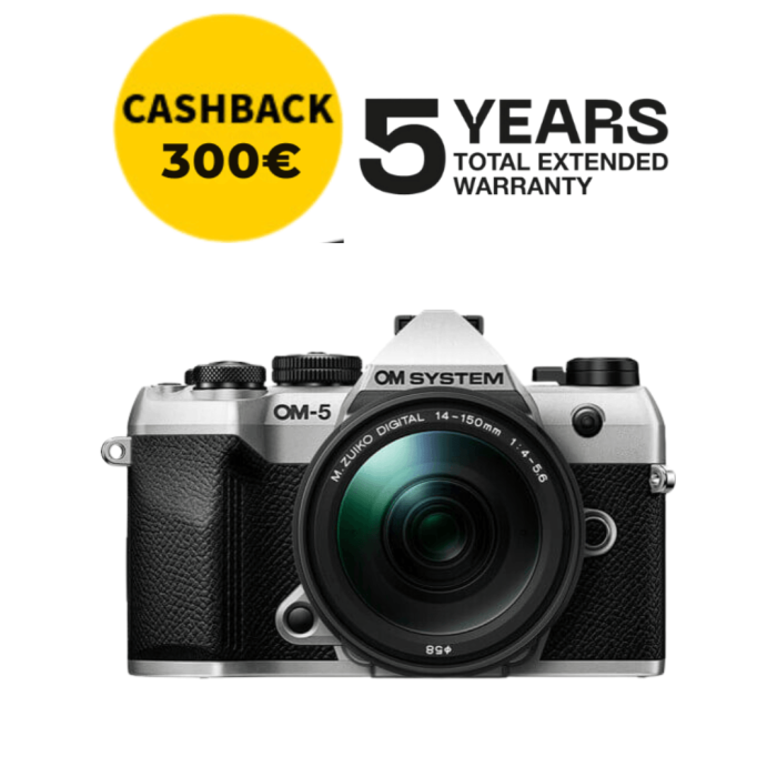 OM System OM-5 Mark II + 14-150mm f4-5.6 Plata | FotoCineColor
