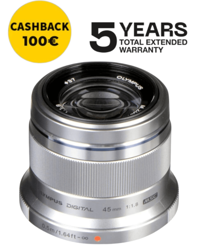 OLYMPUS ZUIKO ED 45mm f1.8 PLATA