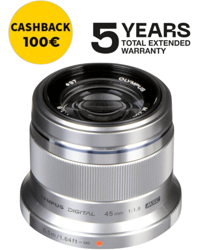 Olympus Zuiko ED 45mm f/1.8 Plata | FotoCineColor