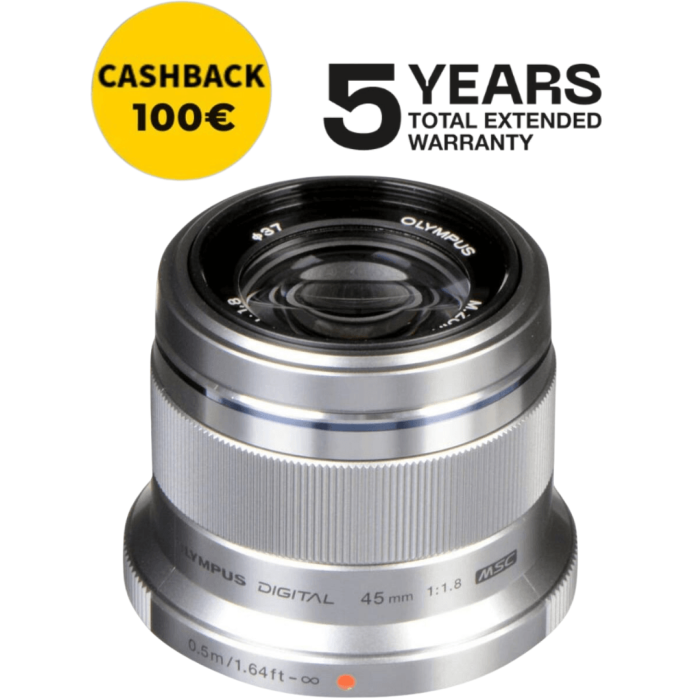Olympus Zuiko ED 45mm f/1.8 Plata | FotoCineColor