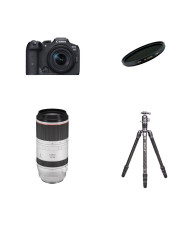 Canon EOS R7 + RF 100-500mm L + Filtro Solar Marumi EXUS ND100000 + Trípode Benro Rhino Carbon