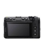 Sony FX5 vista trasera mostrando controles BIONZ XR2 pantalla LCD 3.5 pulgadas y conectividad tri-banda WiFi