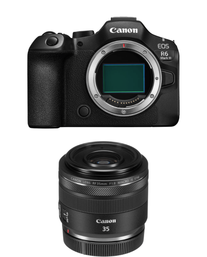 CANON EOS R6 MARK III + RF 35MM F/1.8 MACRO IS STM