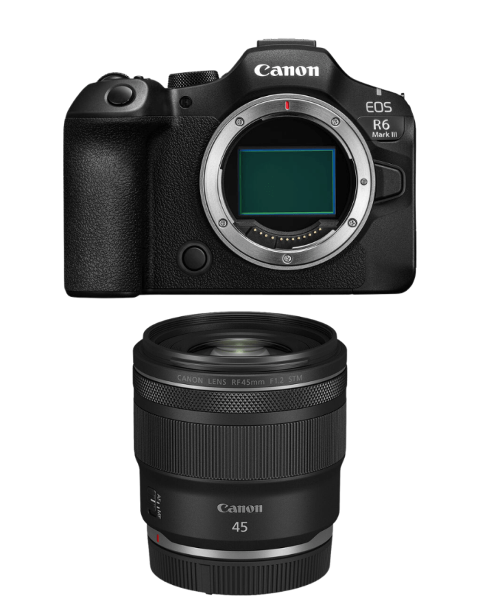 CANON EOS R6 MARK III + 45MM F/1.2 STM