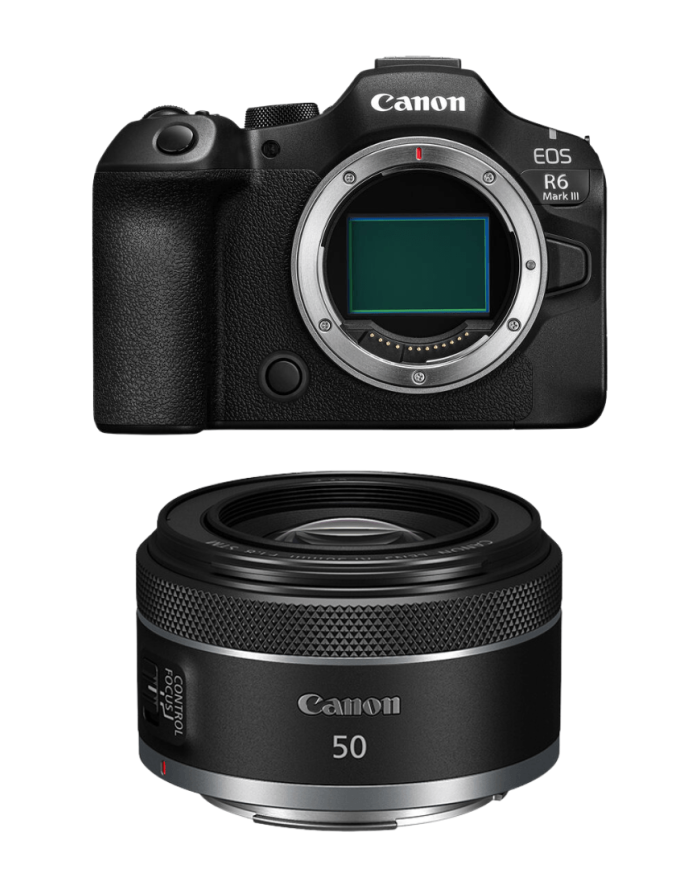 CANON EOS R6 MARK III + RF 50MM F/1.8 STM