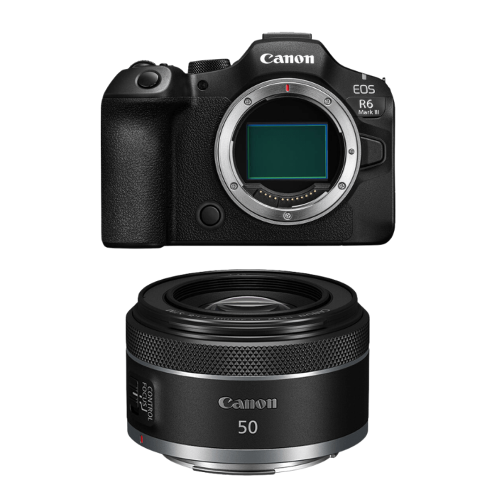 CANON EOS R6 MARK III + RF 50MM F/1.8 STM