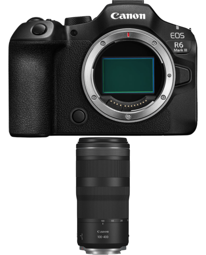 CANON EOS R6 MARK III + RF 100-400MM F/5.6-8 IS USM