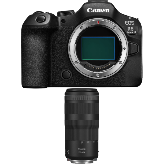CANON EOS R6 MARK III + RF 100-400MM F/5.6-8 IS USM