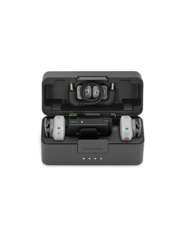 MICRÓFONO DJI MIC MINI 2S (2TX + 1RX + ESTUCHE DE CARGA)
