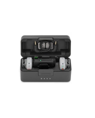 DJI Mic Mini 2S sistema completo 2TX+1RX con estuche de carga, 2 transmisores y receptor inalámbrico