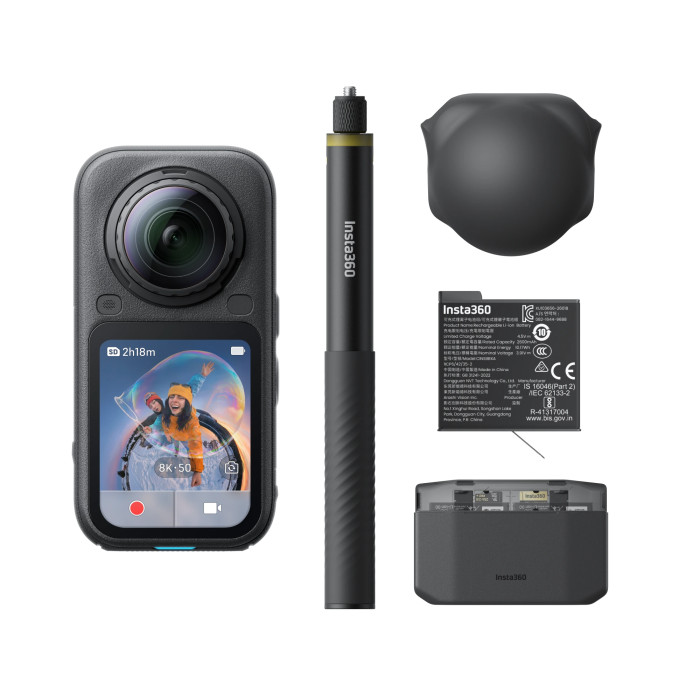 Insta360 X6 Essentials Black | Cámara 360° 8K50