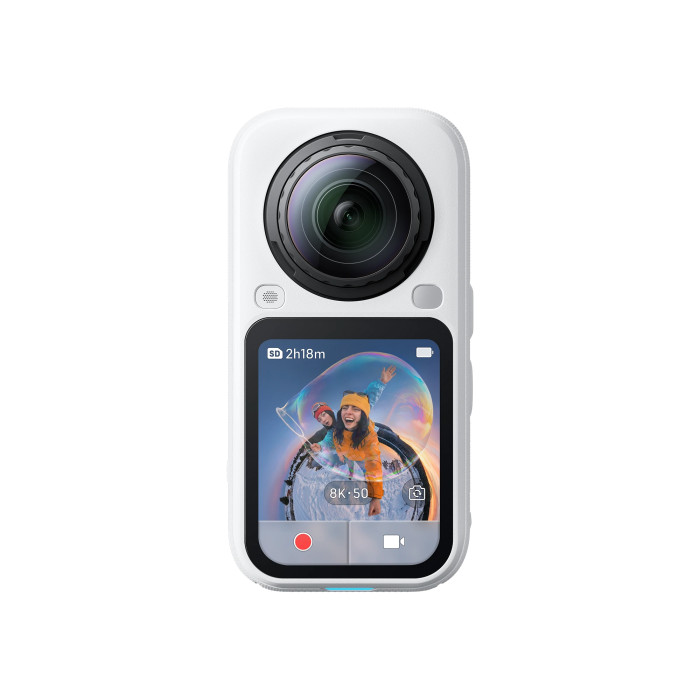 Insta360 X6 Arctic White | Cámara 360° 8K50 con IA