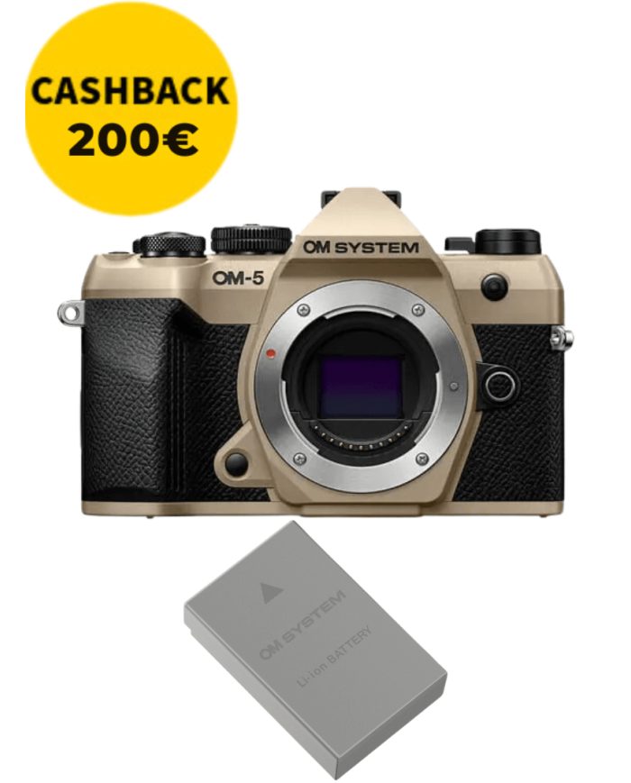OM System OM-5 Mark II Mirrorless Arena Beige | FotoCineColor