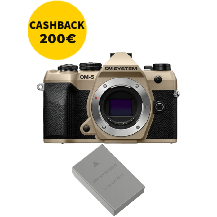 OM System OM-5 Mark II Mirrorless Arena Beige | FotoCineColor