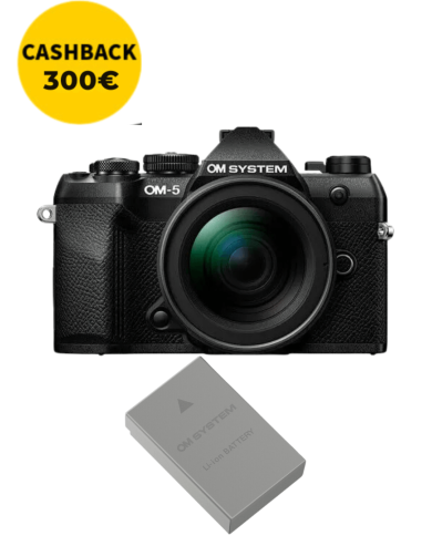 OM SYSTEM OM-5 MARK II CÁMARA MIRRORLESS CON 12-45 MM F/4 (NEGRA)