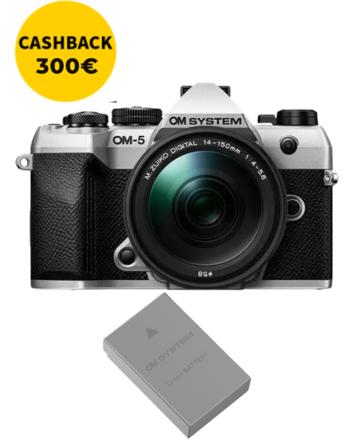 OM System OM-5 Mark II + 14-150mm F/4-5.6 Plata | FotoCineColor