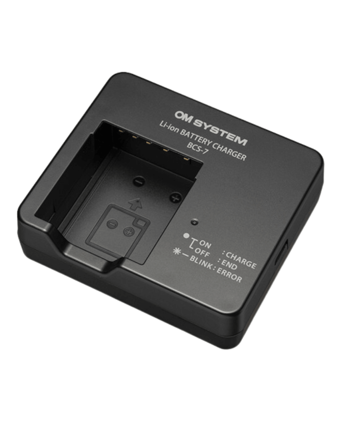 OM SYSTEM BCS-7 CARGADOR DE BATERÍA