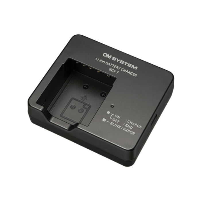 OM SYSTEM BCS-7 CARGADOR DE BATERÍA