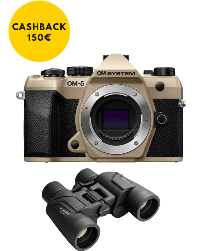 OM System OM-5 Mark II Mirrorless Arena Beige | FotoCineColor