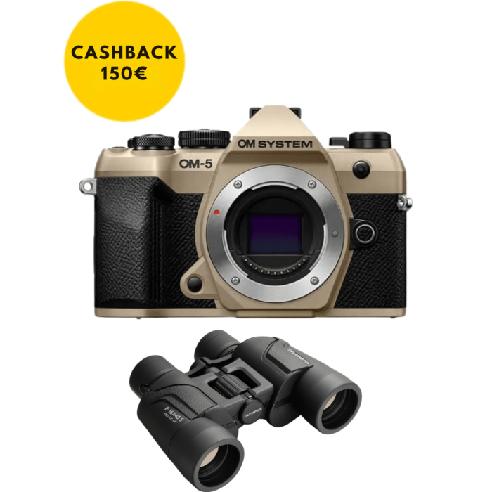 OM System OM-5 Mark II Mirrorless Arena Beige | FotoCineColor