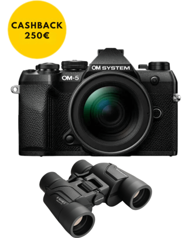 OM SYSTEM OM-5 MARK II CÁMARA MIRRORLESS CON 12-45 MM F/4 (NEGRA)
