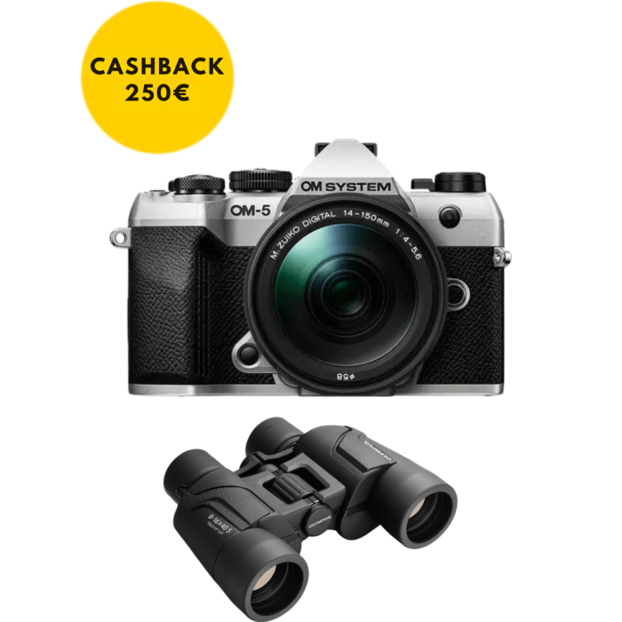 OM System OM-5 Mark II + 14-150mm F/4-5.6 Plata | FotoCineColor