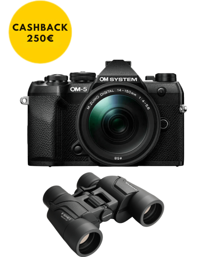 OM System OM-5 Mark II + 14-150mm F/4-5.6 Negra | FotoCineColor