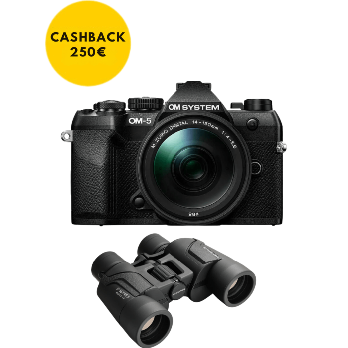 OM System OM-5 Mark II + 14-150mm F/4-5.6 Negra | FotoCineColor